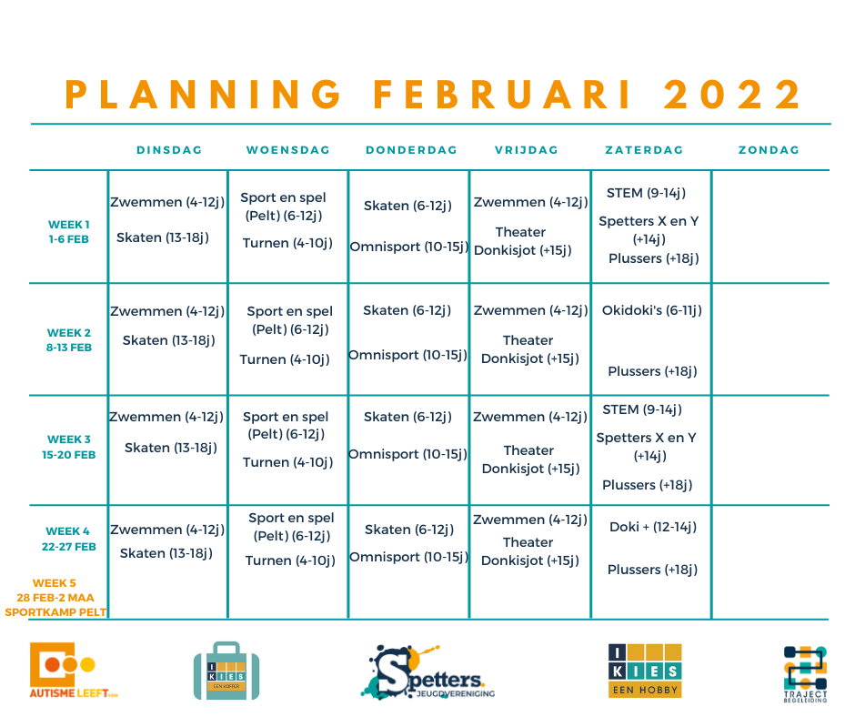 planning februari