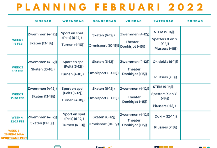 planning februari